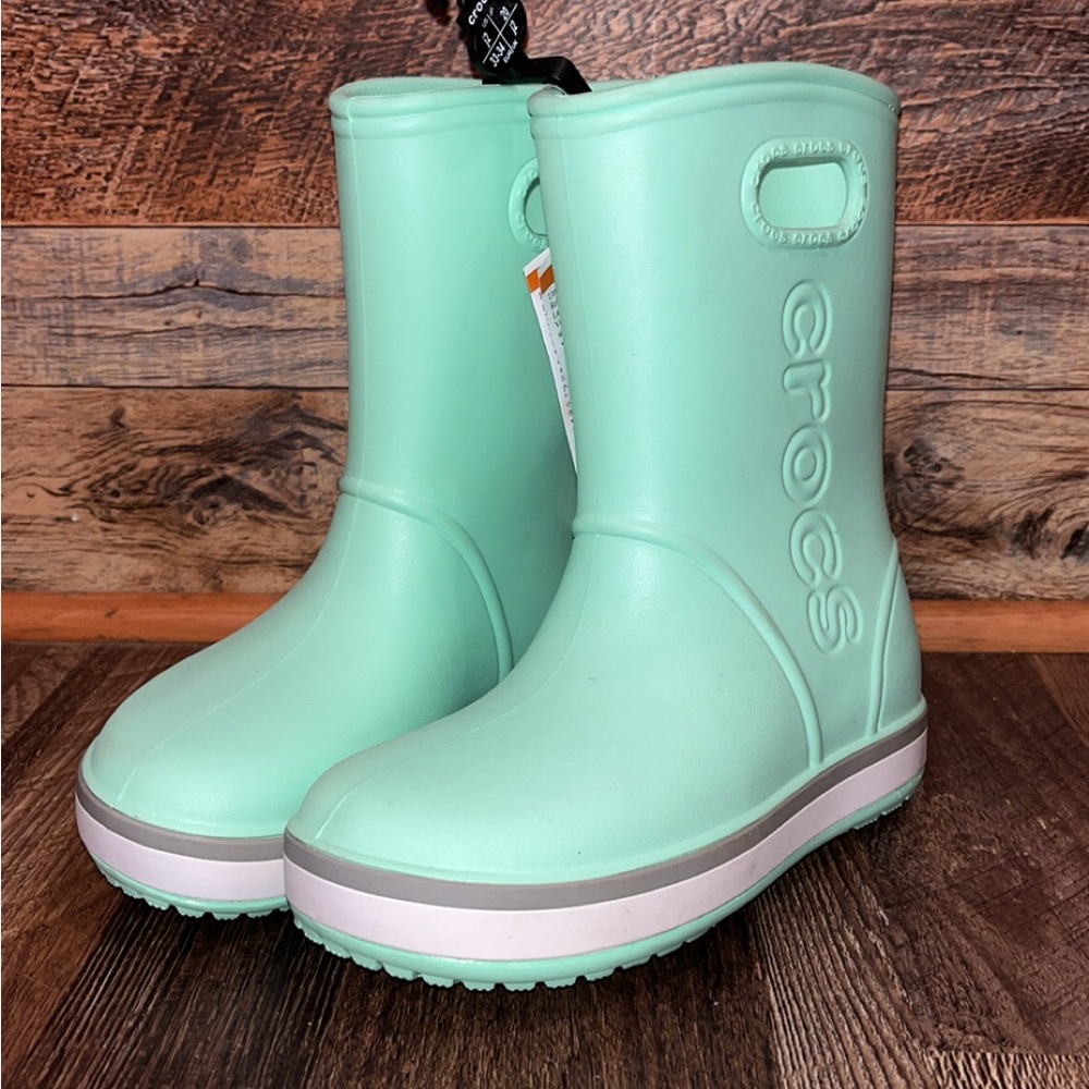 CROCS Kids Aqua Rain Boots